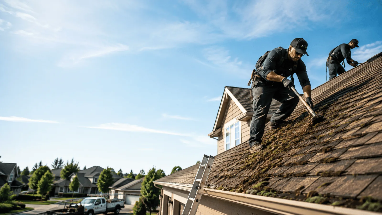 Roof Moss Removal in Howe, IN near me